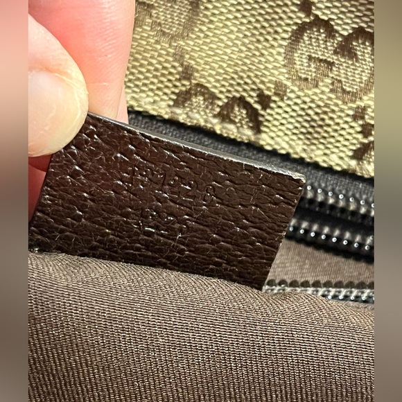 Authenticated Gucci Sylvie Web Hobo Shoulder Bag Tote Handbag Laptop Bag - Picture 14 of 16